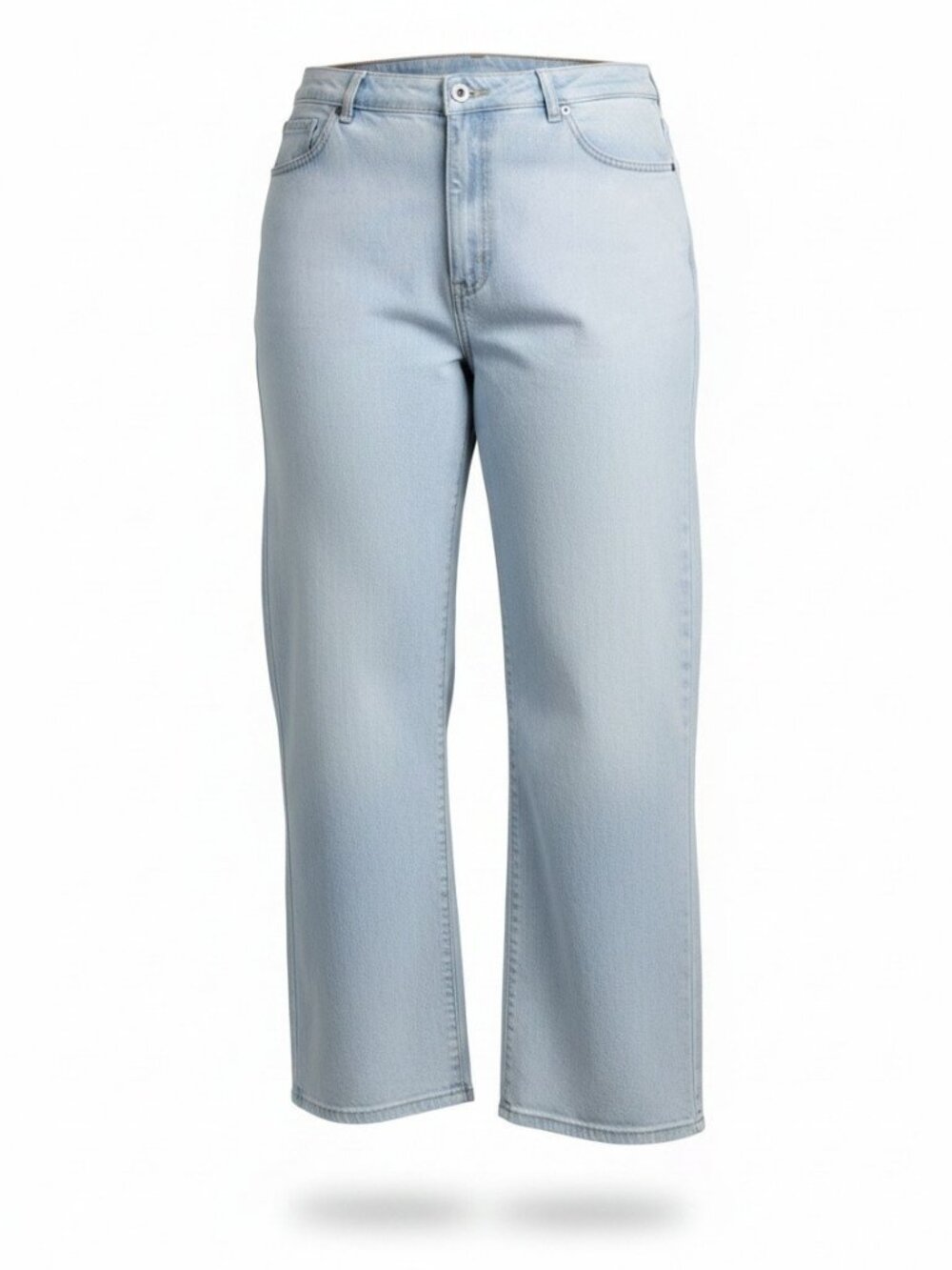 Jessica Simpson Women's Jeans Rosa Relaxed Straight 24W High Rise Light Wash